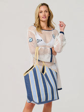Load image into Gallery viewer, Blue Capri Tote