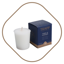 Load image into Gallery viewer, TRAPP No. 74 Tabac & Leather 2 oz. Votive Candle