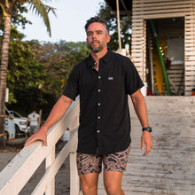 Load image into Gallery viewer, Performance Button Up - Heather Black