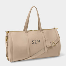 Load image into Gallery viewer, Fold-Out Garment Weekend Bag - Light Taupe