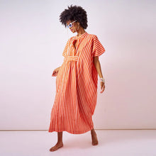 Load image into Gallery viewer, Stripe Kaftan-3 color combos
