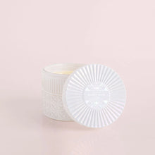 Load image into Gallery viewer, capri BLUE Volcano White Opal Gilded Faceted Jar, 11 oz