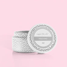 Load image into Gallery viewer, capri BLUE Volcano White Printed Travel Tin, 8.5 oz