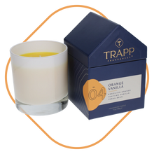 Load image into Gallery viewer, TRAPP No. 4 Orange Vanilla 7 oz. Candle in House Box