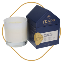Load image into Gallery viewer, TRAPP No. 08 Fresh Cut Tuberose 7 oz. Candle in House Box