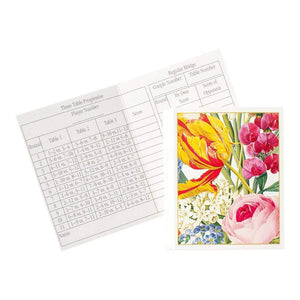 Redoute Floral Bridge Tally Sheets