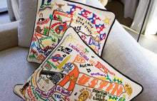 Load image into Gallery viewer, Austin Hand-Embroidered Pillow