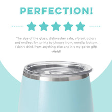 Load image into Gallery viewer, Shimmer Aquamarine Stemless Wine Cup (14oz)
