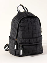Load image into Gallery viewer, EZRA QUILTED NYLON BACKPACK, BLACK
