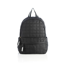 Load image into Gallery viewer, EZRA QUILTED NYLON BACKPACK, BLACK
