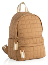 Load image into Gallery viewer, EZRA QUILTED NYLON BACKPACK, TAN
