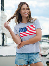Load image into Gallery viewer, American Flag Relaxed Tee
