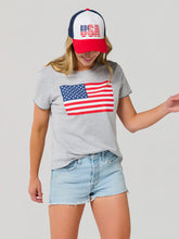Load image into Gallery viewer, American Flag Relaxed Tee
