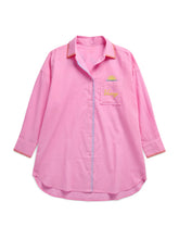 Load image into Gallery viewer, Vacay Pink Cover-Up Shirt
