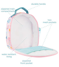 Load image into Gallery viewer, All Over Print Lunchbox - Turquoise Floral
