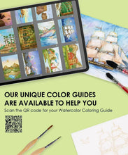 Load image into Gallery viewer, Landscape-Themed Watercolor Coloring Book
