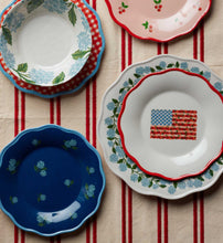 Load image into Gallery viewer, Americana Melamine Dessert Plates - Set of 4
