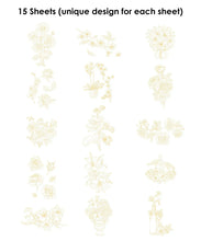Load image into Gallery viewer, Floral-Themed Watercolor Coloring Book
