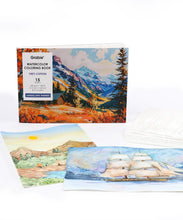 Load image into Gallery viewer, Landscape-Themed Watercolor Coloring Book
