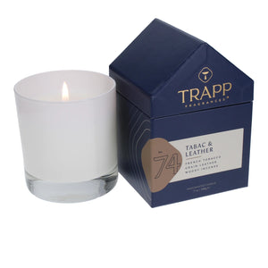 TRAPP No. 74 Tabac & Leather 7 oz. Candle in House Box