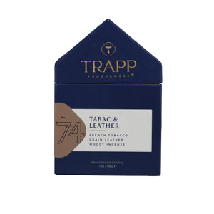 TRAPP No. 74 Tabac & Leather 7 oz. Candle in House Box