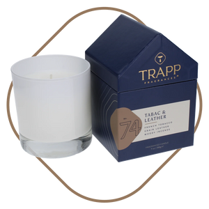 TRAPP No. 74 Tabac & Leather 7 oz. Candle in House Box