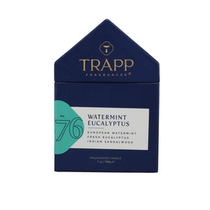 TRAPP No. 76 Watermint Eucalyptus 7 oz. Candle in House Box