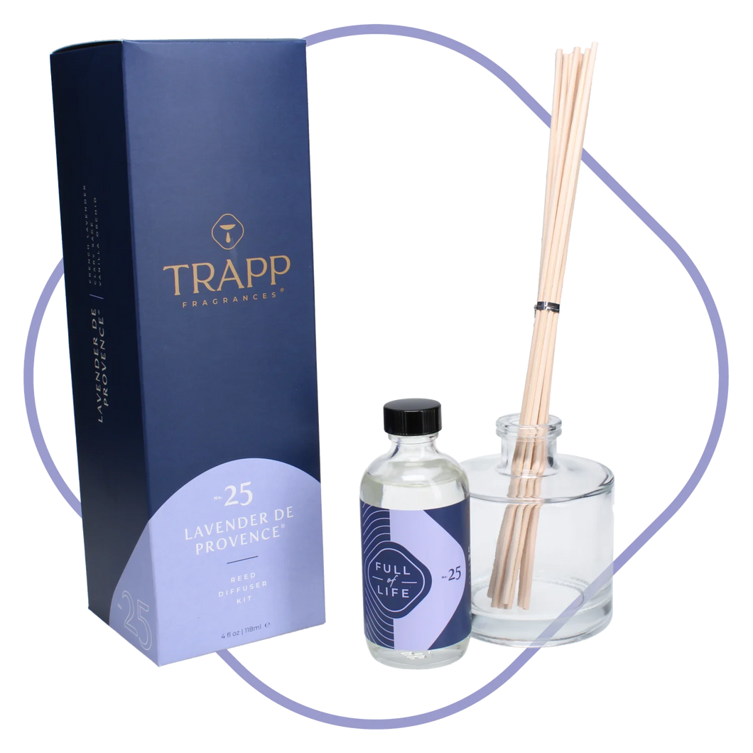 TRAPP No. 25 Lavender de Provence® 4 oz. Reed Diffuser Kit