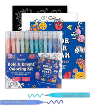 Load image into Gallery viewer, Bold &amp; Bright Coloring Kit - Ocean
