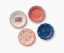 Load image into Gallery viewer, Americana Melamine Dessert Plates - Set of 4
