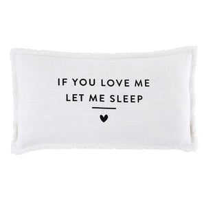Lumbar Pillow - Let Me Sleep