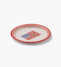Load image into Gallery viewer, Floral Flag Small Paper Plates
