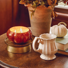 Load image into Gallery viewer, Pumpkin Laurel Statement Large Candle
