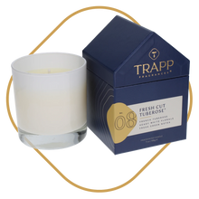 Load image into Gallery viewer, TRAPP No. 08 Fresh Cut Tuberose 7 oz. Candle in House Box
