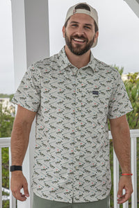 Fish and Reel Performance Button Up
