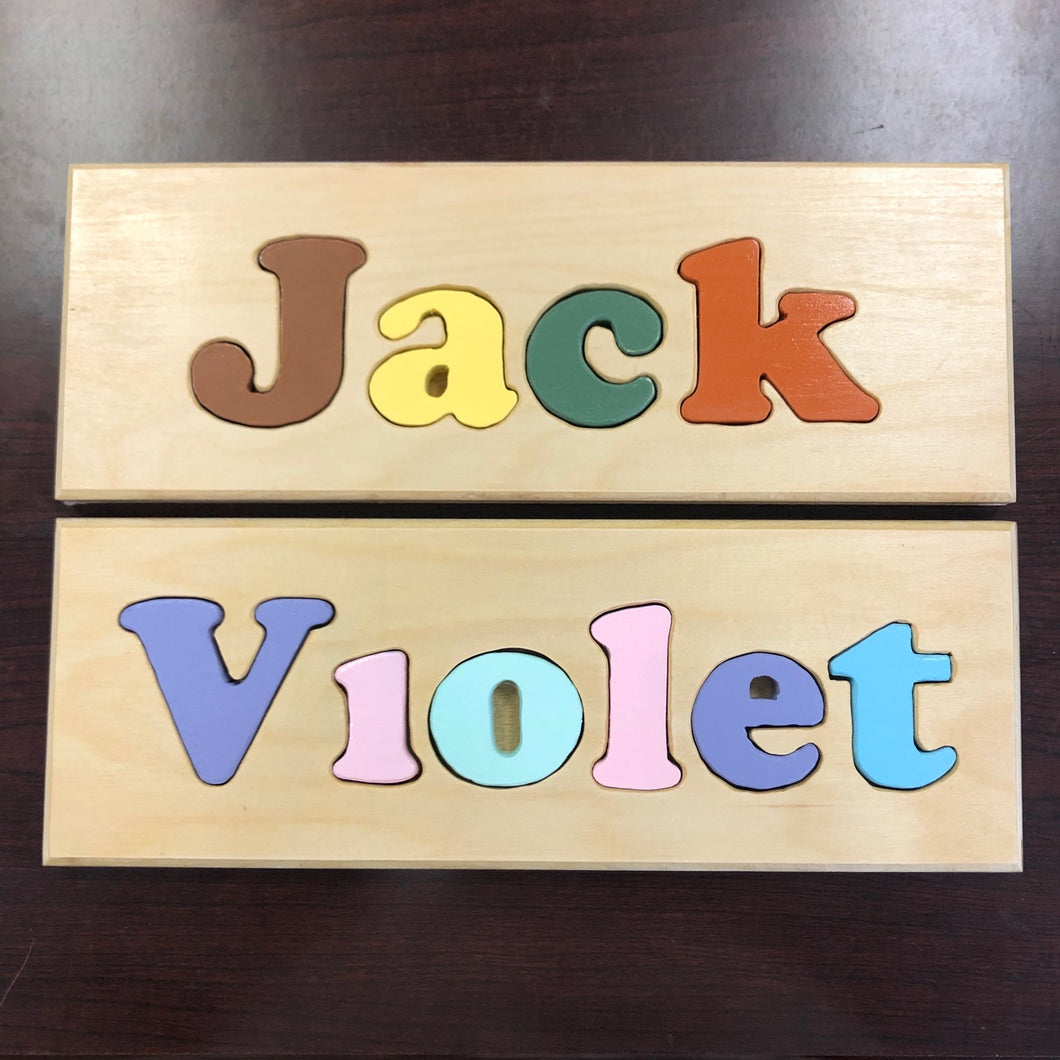 Wood Name Puzzle