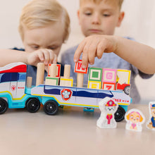 Load image into Gallery viewer, PAW Patrol Wooden ABC Block Truck
