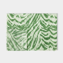 Load image into Gallery viewer, Green Zebra Stripe Scarf
